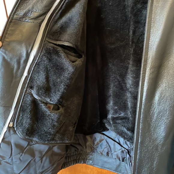 Men’s MM Michael Michelle U.S.A. Large Leather Jacket - Picture 8 of 13